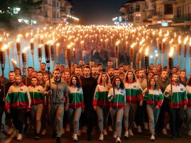 Факелно шествие за почит на Васил Левски