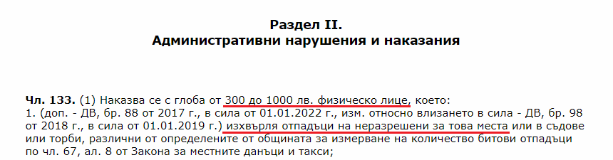 Закон за управление на отпадъците